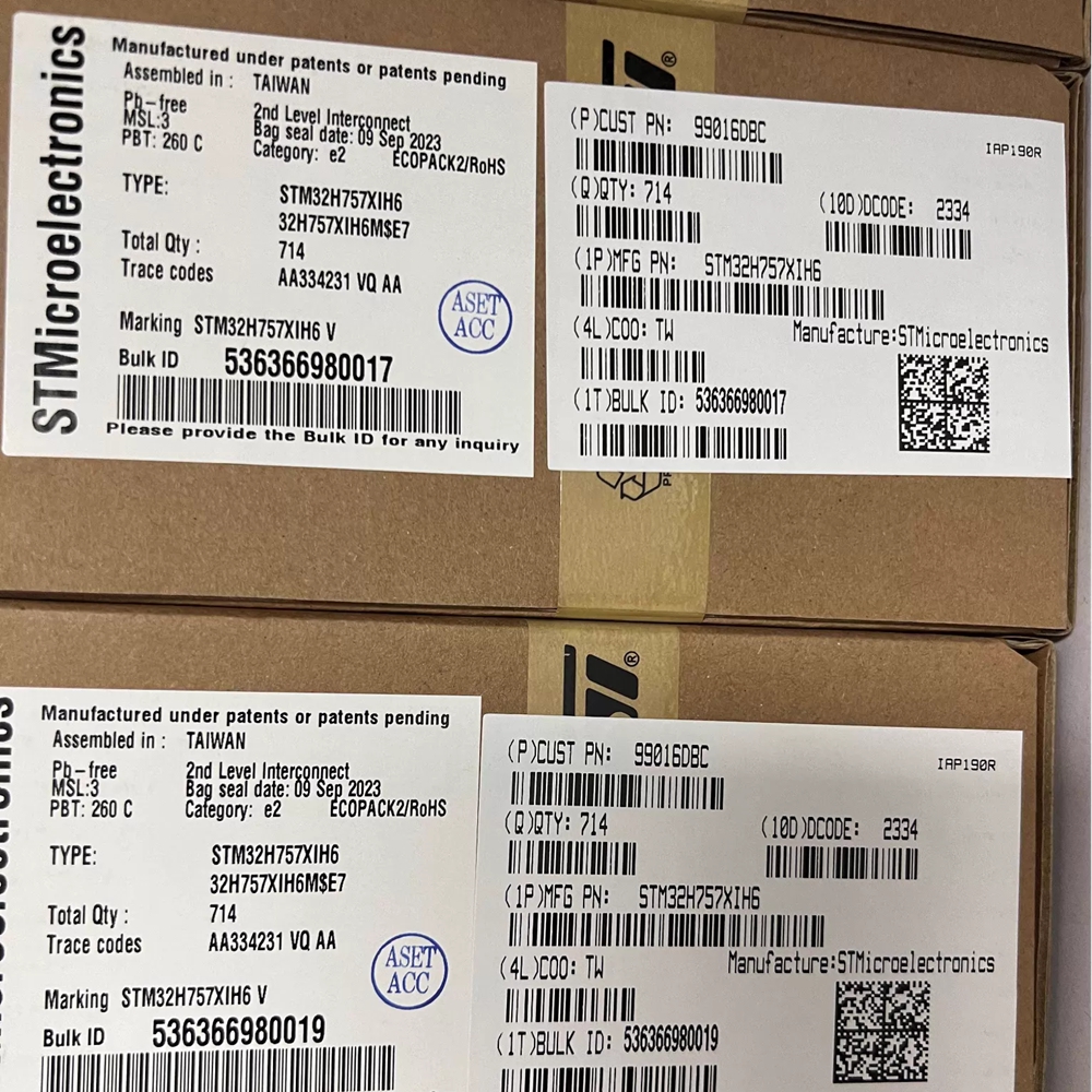 STM32H757XIH6 – Cortex-M7 + Cortex-M4 Dual-Core High-Performance MCU