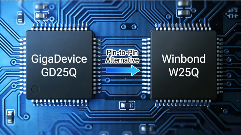 GigaDevice GD25Q vs Winbond W25Q: A Complete Pin-to-Pin Alternative Guide for SPI NOR Flash